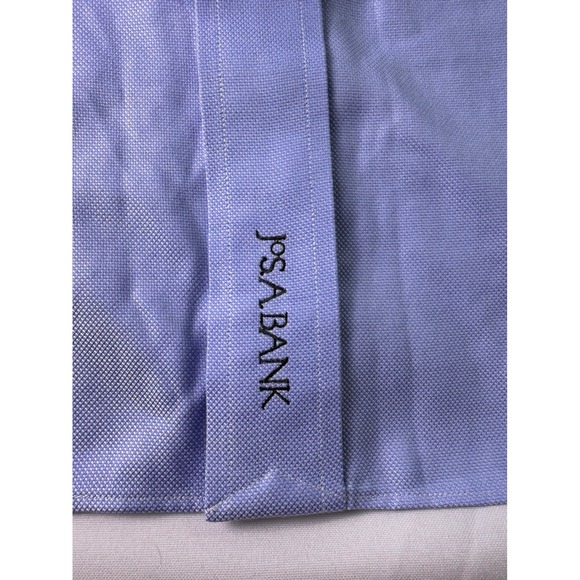 JOS. A. BANK Tailored Signature Blue L/s Dress Shirt Sz 16.5 Egyptian Cotton - Picture 4 of 9